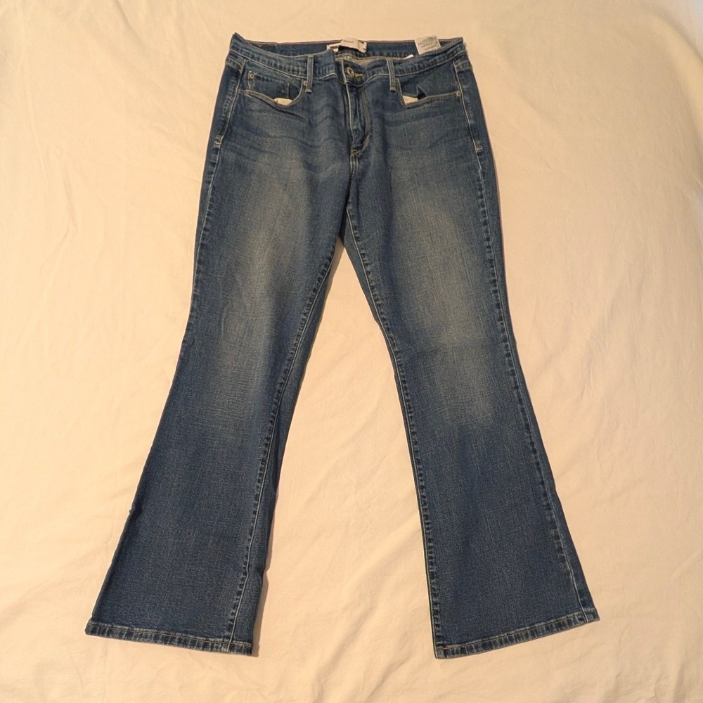 Levis 515 Bootcut Jeans Womens 12M Medium Wash Blue Denim W31 L32 3496